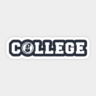 College... PARTY TIME!!! Sticker